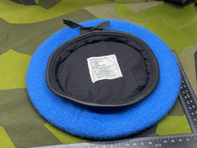 Load image into Gallery viewer, Original United Nations Blue Beret - Size 56 - The Militaria Shop