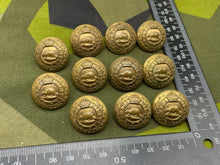 Lade das Bild in den Galerie-Viewer, Original Canadian Army - Canada Militia Regimental Tunic Buttons - Large Group - The Militaria Shop