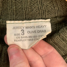 Load image into Gallery viewer, Genuine British Army Jersey Heavy Man's Pull Over Jumper - Size 3 - The Militaria Shop