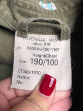 Load image into Gallery viewer, British Royal Air Force RAF Olive Men's Coverall's - Size 190/100 - The Militaria Shop