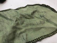 Load image into Gallery viewer, Original US Army Vietnam War Era M1 Camo Helmet Cover - Local Find - Combat Worn - The Militaria Shop