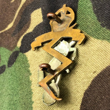 Load image into Gallery viewer, Original British Army Cap Badge - Royal Electrical & Mechanical Engineers REME - The Militaria Shop