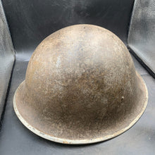 Load image into Gallery viewer, Original British/Canadian Army WW2 Mk3 Turtle High Rivet Combat Steel Helmet - The Militaria Shop