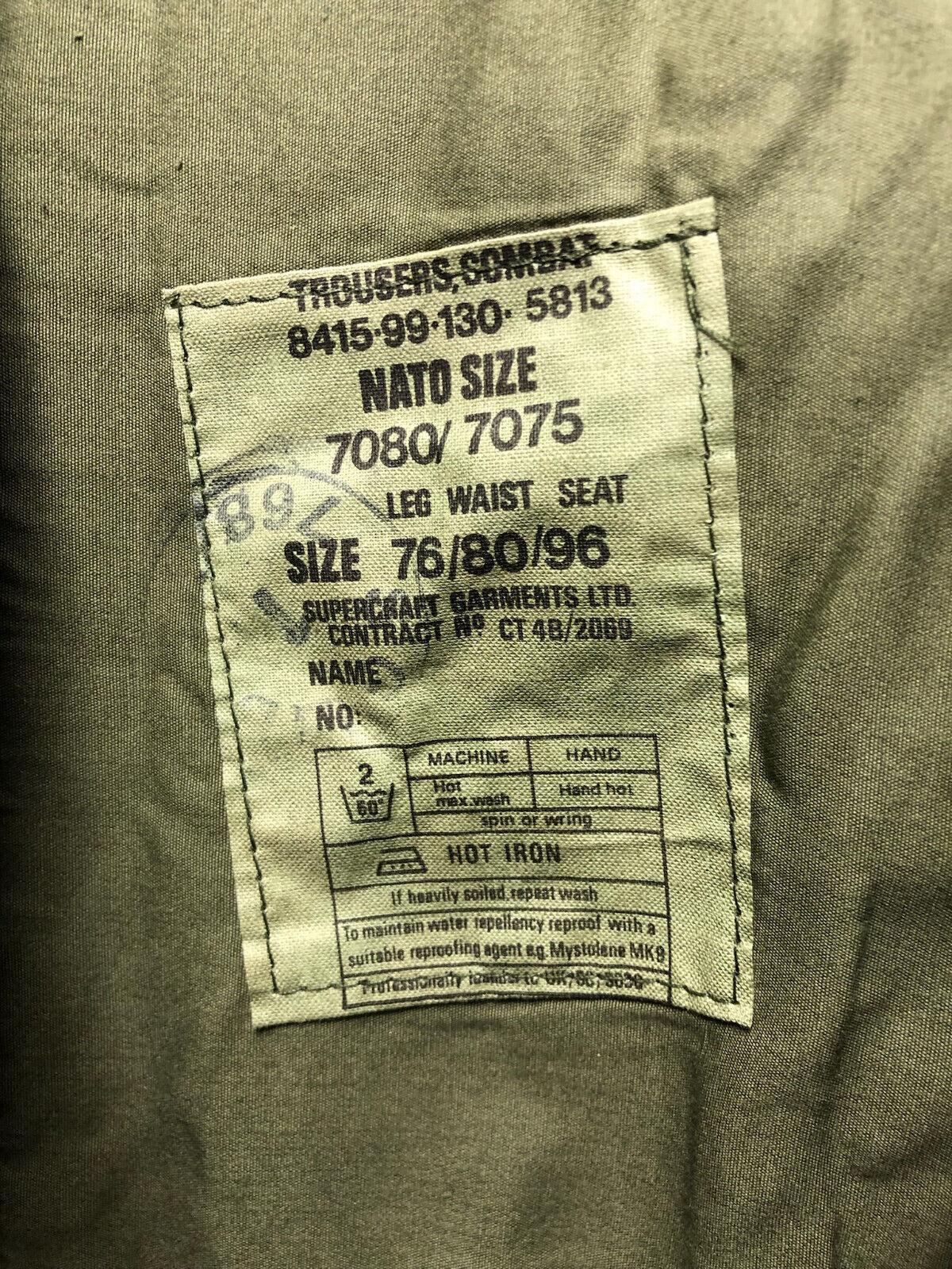Genuine British Army Surplus DPM Camouflaged Combat Trousers - Size 76/80/96 - The Militaria Shop