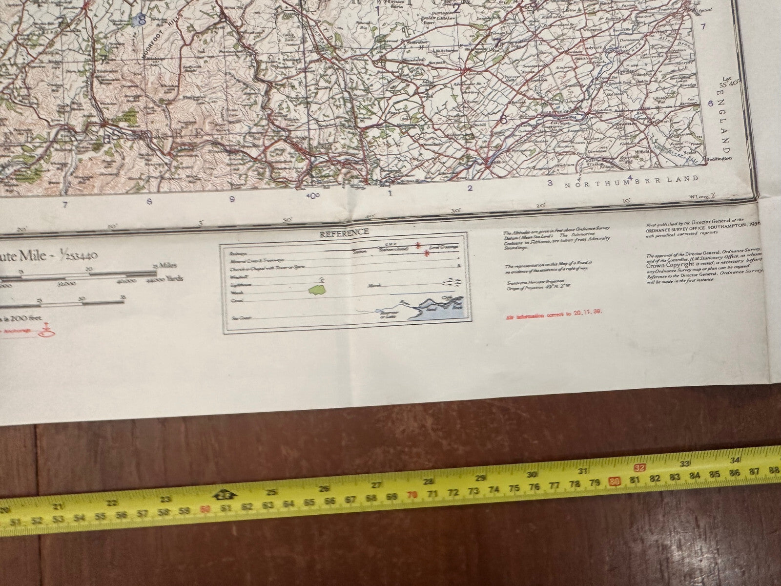 Original WW2 British Army RAF Navy Base Map of Scotland - The Forth, Clyne & Tay - The Militaria Shop