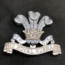 Load image into Gallery viewer, Original British Army Cap Badge - Royal Hussars - The Militaria Shop