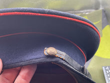 Load image into Gallery viewer, Original WW1 British Army GV Royal Engineer's Peaked Cap - Size 56cm - The Militaria Shop