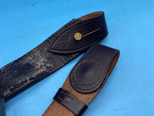 Charger l'image dans la galerie, Original British Army Officer's Sam Browne Leather Shoulder Belt Marked 37" Long - The Militaria Shop