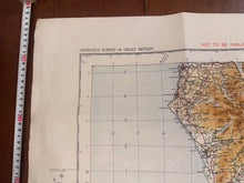 Load image into Gallery viewer, Original WW2 British Army RAF Navy Base Map of England - North Central - Leeds - The Militaria Shop