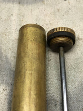 Load image into Gallery viewer, Original WW1 British Army SMLE Enfield Brass Oil Bottle - EFD Marked - The Militaria Shop