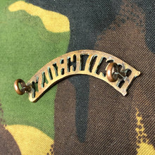 Load image into Gallery viewer, Original WW1 British Army Red Cross Shoulder Title - The Militaria Shop