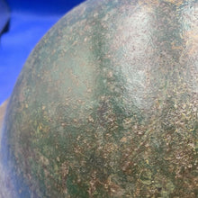 Charger l'image dans la galerie, Original WW2 Mk3 Canadian / British Army Turtle Helmet High Rivet - The Militaria Shop