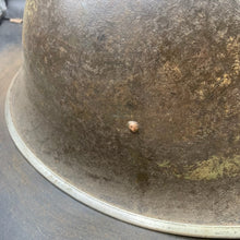 Load image into Gallery viewer, Original WW2 British/Canadian Army Mk3 "Turtle" Combat Helmet - The Militaria Shop