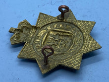 Load image into Gallery viewer, Original Victorian Crown East Surrey Regiment Cap Badge - The Militaria Shop