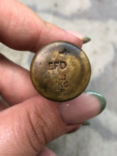 Load image into Gallery viewer, Original WW1 British Army SMLE Enfield Brass Oil Bottle - EFD Marked - The Militaria Shop