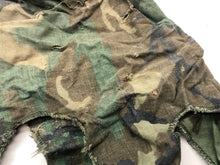 Load image into Gallery viewer, Original US Army Vietnam War Era M1 Camo Helmet Cover - Local Find - Combat Worn - The Militaria Shop