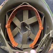 Load image into Gallery viewer, Genuine Dutch Army M53 Euroclone of US M1 Camouflaged Helmet & Liner Set - The Militaria Shop