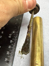 Load image into Gallery viewer, Original WW1 British Army SMLE Enfield Brass Oil Bottle - ESS - The Militaria Shop