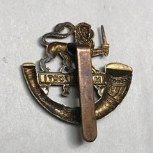 Load image into Gallery viewer, Original WW1 British Army Herefordshire Light Infantry Cap Badge - The Militaria Shop