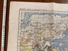 Load image into Gallery viewer, Original WW2 British Army GSGS OS Map of Great Britain - Chatham & Maidstone - The Militaria Shop