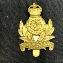 Load image into Gallery viewer, Original WW2 British Army Cap Badge - Intelligence Corps - The Militaria Shop