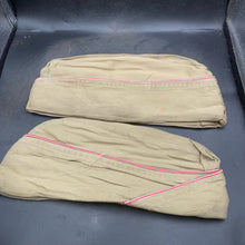 Load image into Gallery viewer, Original WW2 US Army Overseas Garrison Cap - Signals - Red & White - Size 6 1/2 - The Militaria Shop