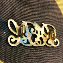 Lade das Bild in den Galerie-Viewer, Genuine British Army Brass Shoulder Title - Royal Army Pay Corps RAPC - The Militaria Shop