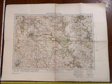 Load image into Gallery viewer, Original WW2 British Army GSGS OS Map of England - Buxton & Matlock - The Militaria Shop