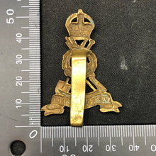 Load image into Gallery viewer, Original British Army Cap Badge - Royal Pioneer Corps - The Militaria Shop
