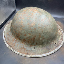 Load image into Gallery viewer, Original WW2 British Army Mk2 "Brodie" Combat Helmet - The Militaria Shop