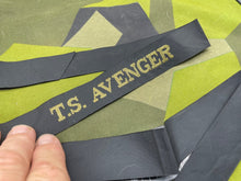 Lade das Bild in den Galerie-Viewer, Genuine British Royal Navy - TS Avenger Cap Tally - Full Length - The Militaria Shop