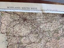 Load image into Gallery viewer, Original WW2 British Army GSGS OS Map of Scotland - South West - The Militaria Shop