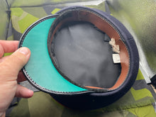 Charger l'image dans la galerie, Genuine British Army Signals Peaked Dress Cap Size 55cm - The Militaria Shop