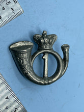 Load image into Gallery viewer, Original British Army - 1st Battalion Light Inf Volunteers - Victorian Cap Badge - The Militaria Shop