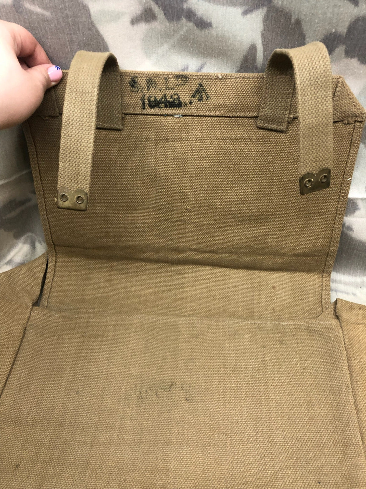 Original WW2 Dated British Army 37 Pattern Large Pack - Great Condition - The Militaria Shop