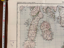 Load image into Gallery viewer, Original WW2 British Army GSGS OS Map of Scotland - South West - The Militaria Shop