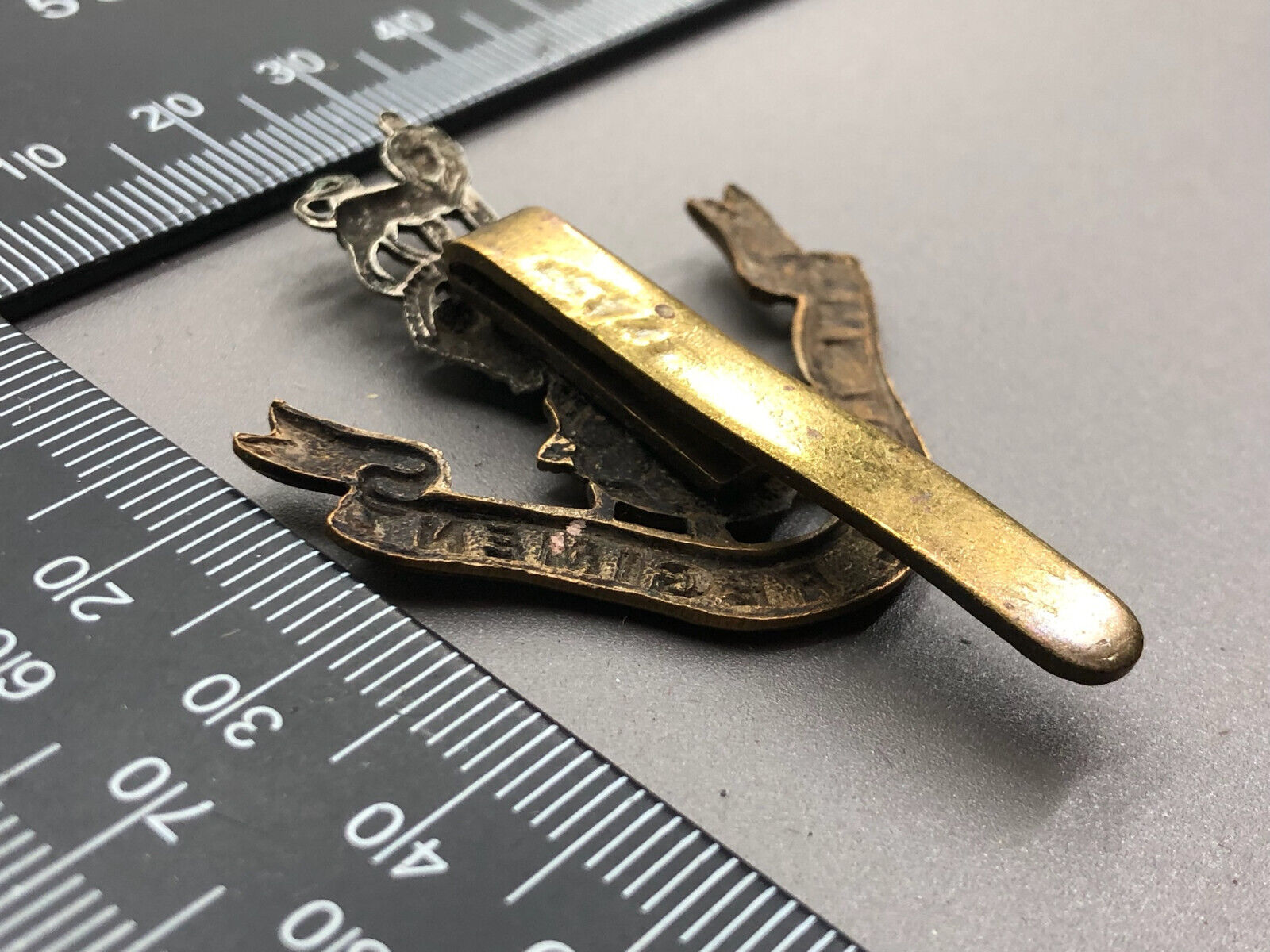 Original WW2 British Army The Loyal Regiment Cap Badge - The Militaria Shop