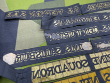 Lade das Bild in den Galerie-Viewer, British Royal Navy Quantity of Cap Tallies - Job Lot - The Militaria Shop