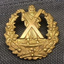 Load image into Gallery viewer, Original WW2 British Army Cap Badge - Cameron Highlanders - The Militaria Shop