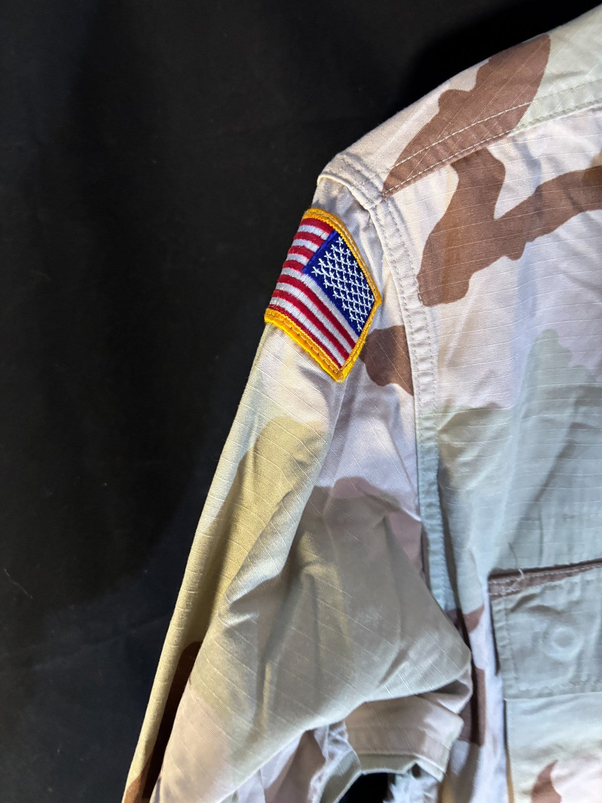 Gulf War US Army DCU Camouflaged Combat Field Coat/Jacket - Small/Short - The Militaria Shop