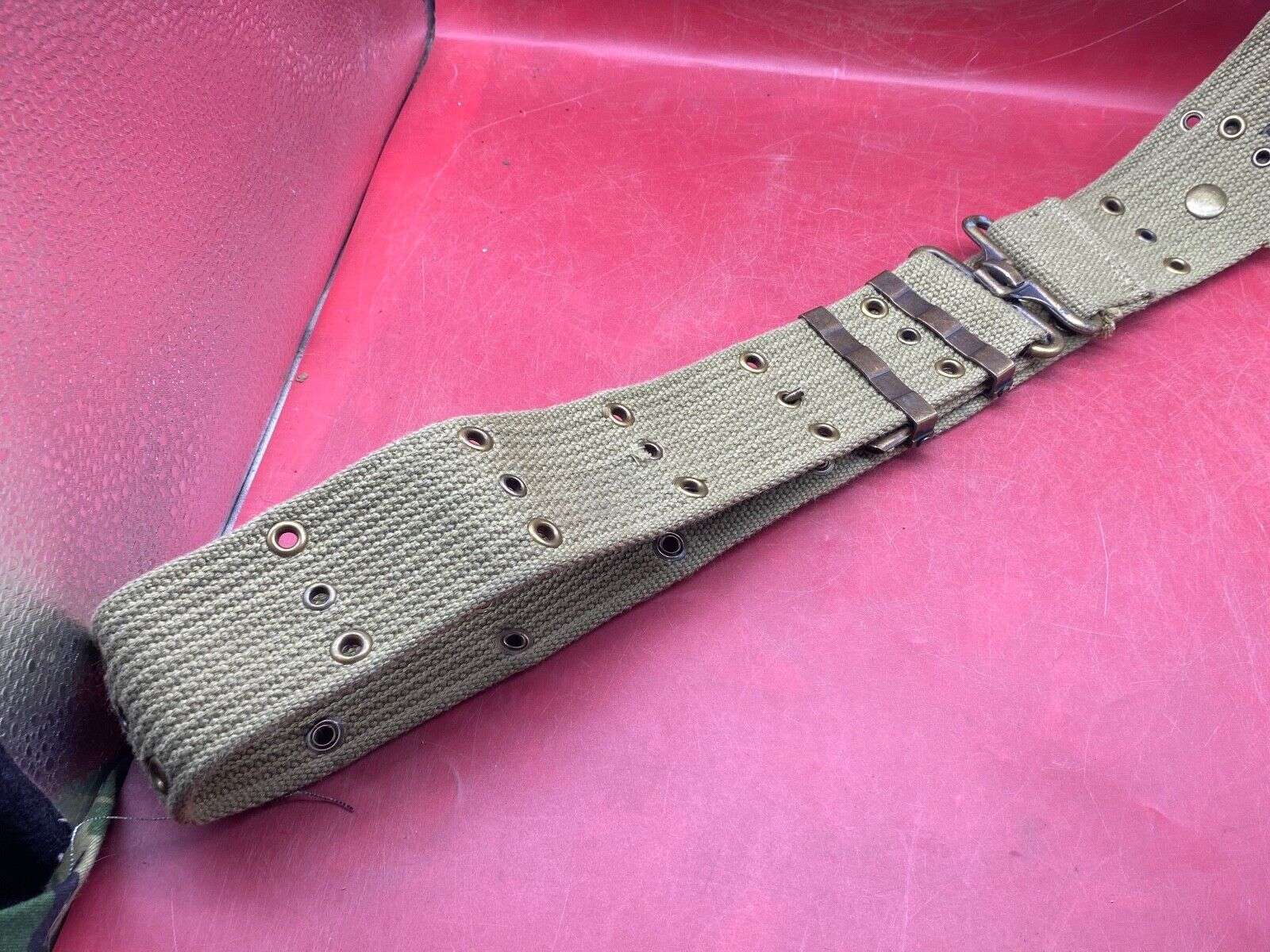 Large Size WW2 US Army Combat Belt - 50" Waist - Reproduction – The