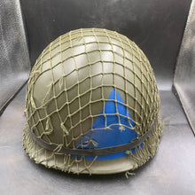 Load image into Gallery viewer, Genuine Dutch Army M53 Euroclone of US M1 Camouflaged Helmet & Liner Set - The Militaria Shop