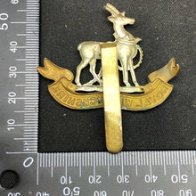 Load image into Gallery viewer, Original WW2 British Army Cap Badge - Royal Warwickshire Regiment - The Militaria Shop