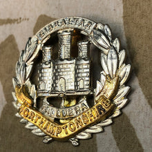 Load image into Gallery viewer, Genuine British Army Cap Badge - Northamptonshire Regiment - The Militaria Shop
