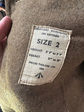 Load image into Gallery viewer, Original British Army Soldiers Greatcoat - Size 2 - 38" Chest - The Militaria Shop