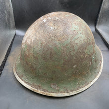 Charger l'image dans la galerie, Original WW2 British/Canadian Army Mk3 Turtle Combat Helmet - The Militaria Shop