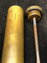 Load image into Gallery viewer, Original WW1 British Army SMLE Enfield Brass Oil Bottle - J.J.B Maker Marked - The Militaria Shop