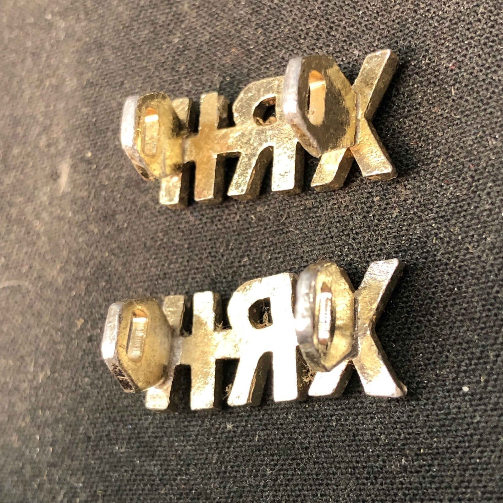 Original British Collar Badge Pair - 10th Royal Hussars - The Militaria Shop