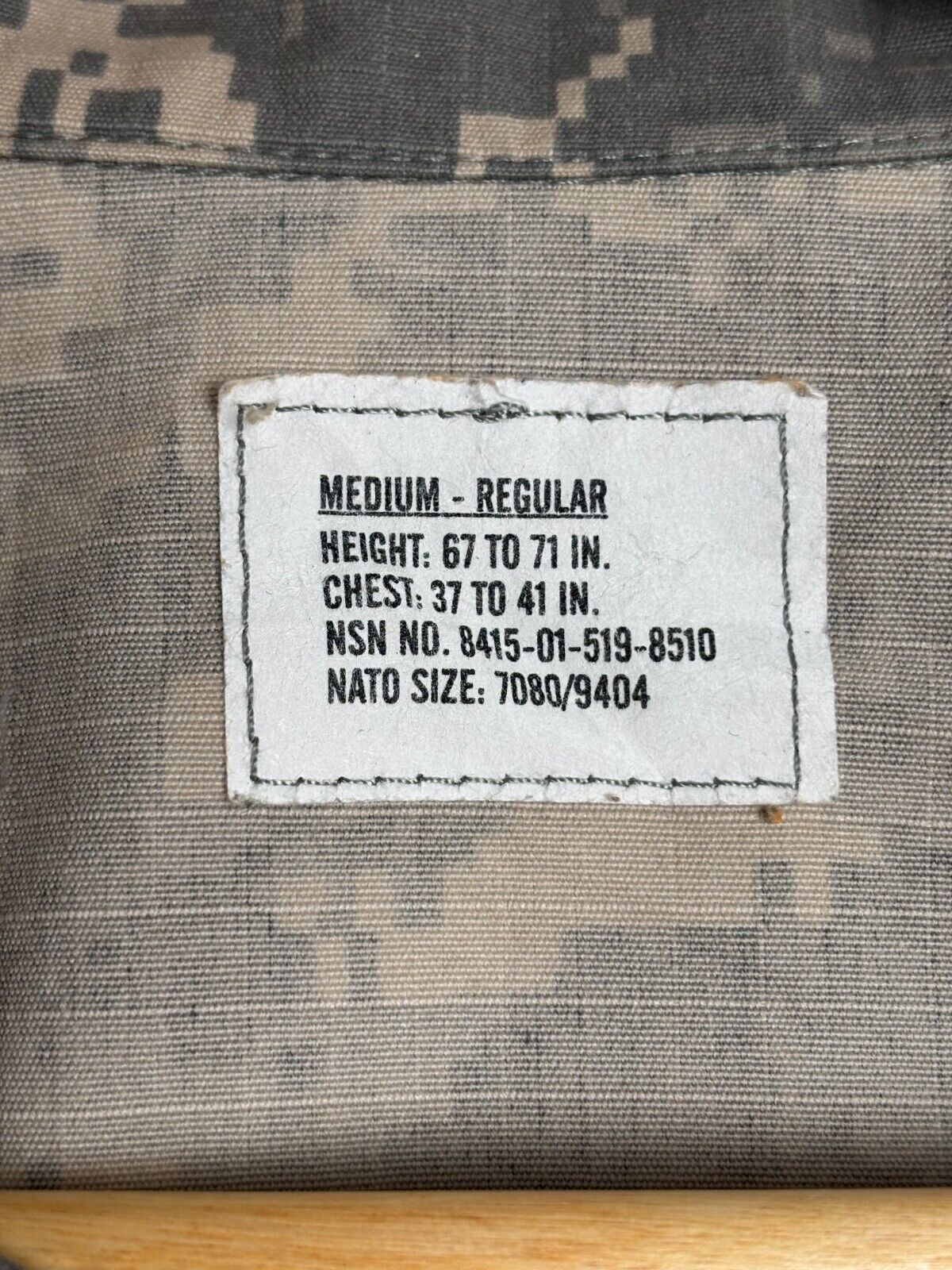 Surplus US Army ACU Combat Uniform Jacket-Medium Regular - The Militaria Shop