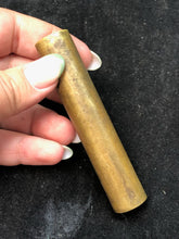 Load image into Gallery viewer, Original WW1 British Army SMLE Enfield Brass Oil Bottle - J.J.B Maker Marked - The Militaria Shop